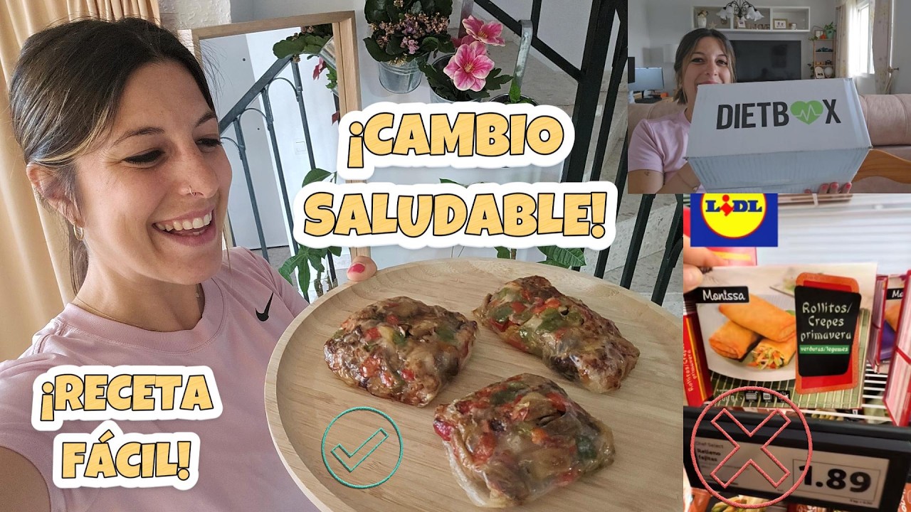🌯✨RECETA ROLLITOS SALUDABLES + SORPRESA DIETBOX✨🌯