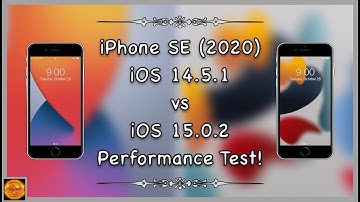 iPhone SE (2020) iOS 14.5.1 vs iOS 15.0.2 Performance/Speed Test!