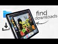 Where Do I Find my Downloads on iPad? (tutorial)