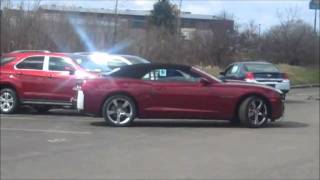 Chevy Camaro Convertible as it Arrives at Advantage Chevrolet of Bolingbrook