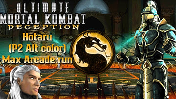 Ultimate Mortal Kombat Deception Hotaru(P2 ALT color)MAX arcade run