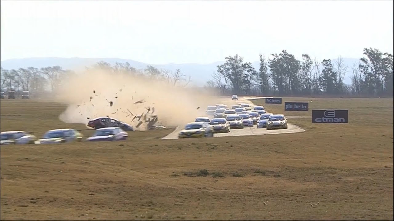 crashes on air TC 2000 2018. SR Autódromo Oscar Cabalén. Big Off Spins