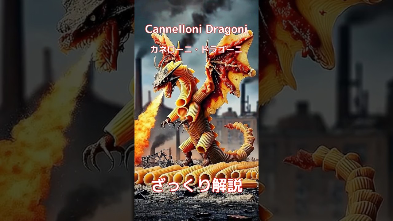 【#italianbrainrot 】Cannelloni Dragoni カネローニ・ドラゴーニ【ざっくり解説】