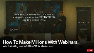 We've Made £4.5 Million With Webinar Funnels. Here's What's Working Right Now In 2026 (LIVE TALK)