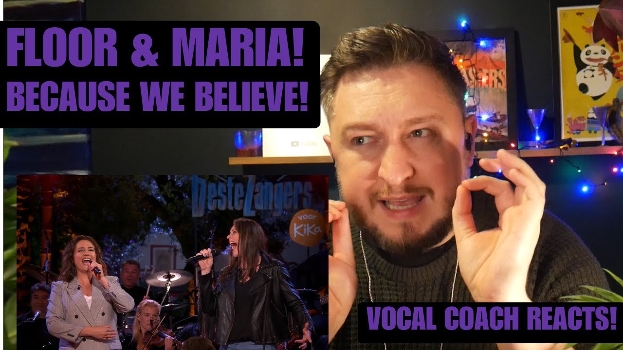 Реакция преподавателя вокала! Флор Янсен и Мария Фиселье! Потому что мы верим! Живи!