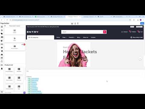 Drag-and-Drop Guide for Customizing the Homepage in Entry Theme