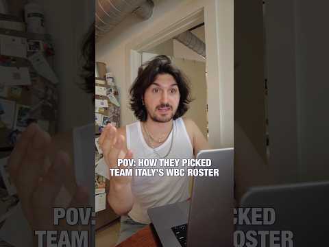 Team Italy’s roster is… SOMETHING