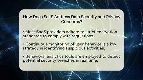 How Does SaaS Address Data Security and Privacy Concerns? | The SaaS Pros Breakdown News