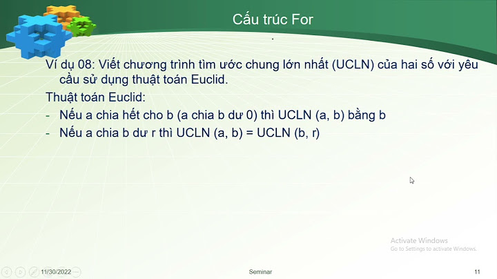 Thuật toán euclid tìm ước chung lớn nhất năm 2024