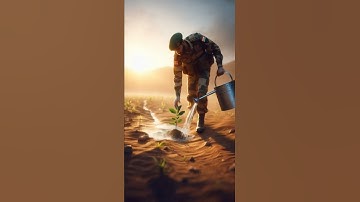 Indian Soldier Saves Guava Plant with Water – Heartwarming Story!”#ai #shorts #emotionalstory