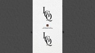 Text Letter Logo Design #illustrator #illustratorlogodesign #shortsvideo