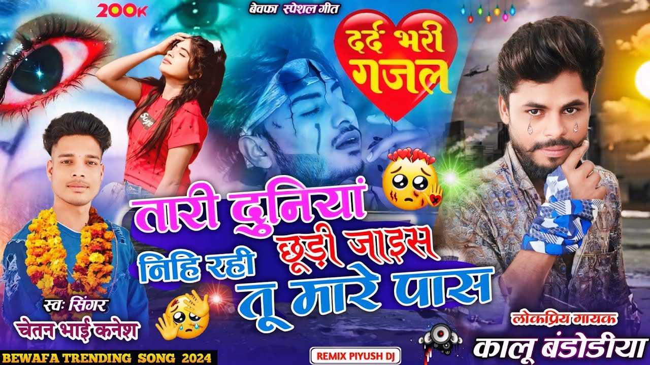 🥺तारी दुनियां छूड़ी जाइस😭निही रही तू मारे पास💔kalu bandodiya 2 bewafa Song😱दर्द भरा गीत 2024❤️‍🔥