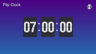 7 Hour Timer ⏱️ Aurora Borealis Flip Clock | Sleep cycle Timer - ChronoFlow screenshot 2