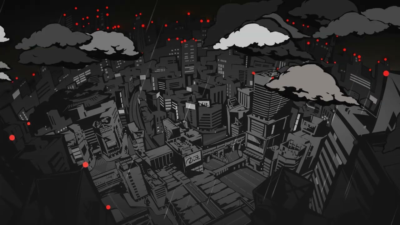 Persona 5 | Beneath the Mask -rain- with Indoor Rain Noise | 2 Hours