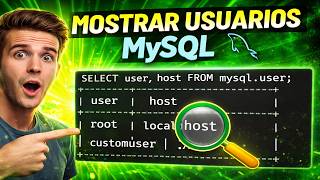 Comprobar si un usuario ya existe en MySQL | Mostrar usuarios en MySQL | MySQL.user