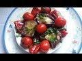 Очень легкий вкусный  Салат к шашлыку.