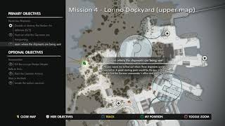 Sniper Elite 4 - Maps and primary objective markers for Authentic Mode. screenshot 3