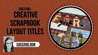 Unique Scrapbook Layout Titles | Product Sneak Peek