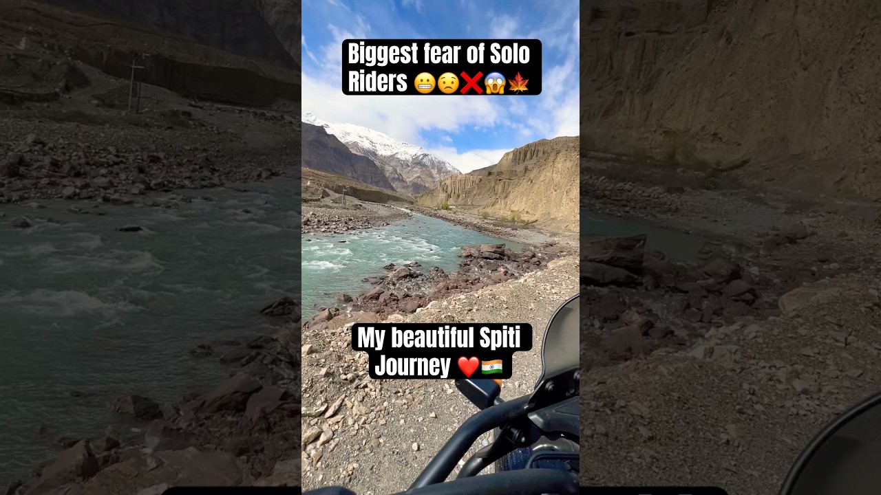 Biggest fear of solo Riders ❌‼️‼️ 