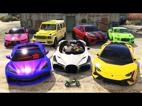 GTA 5 - Trevor Stealing Michael's Supercars! (Funny Moments)