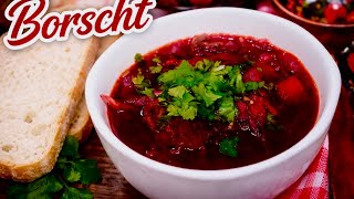 Red Borscht Borsch Beetroot Soup Family Recipe