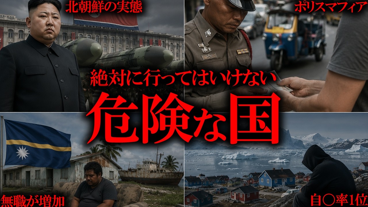 【作業用】あなたの知らない危険な国まとめ【たっくーTV/作業用】
