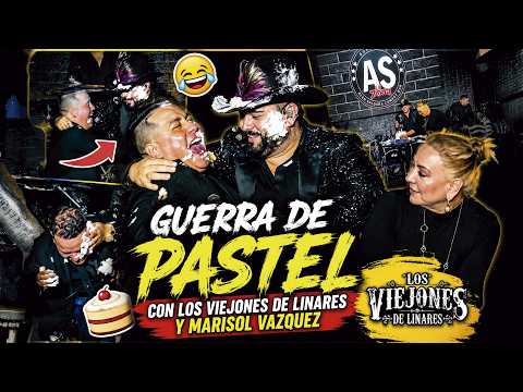 GUERRA DE PASTEL: Así terminó la celebración de Los Viejones de Linares