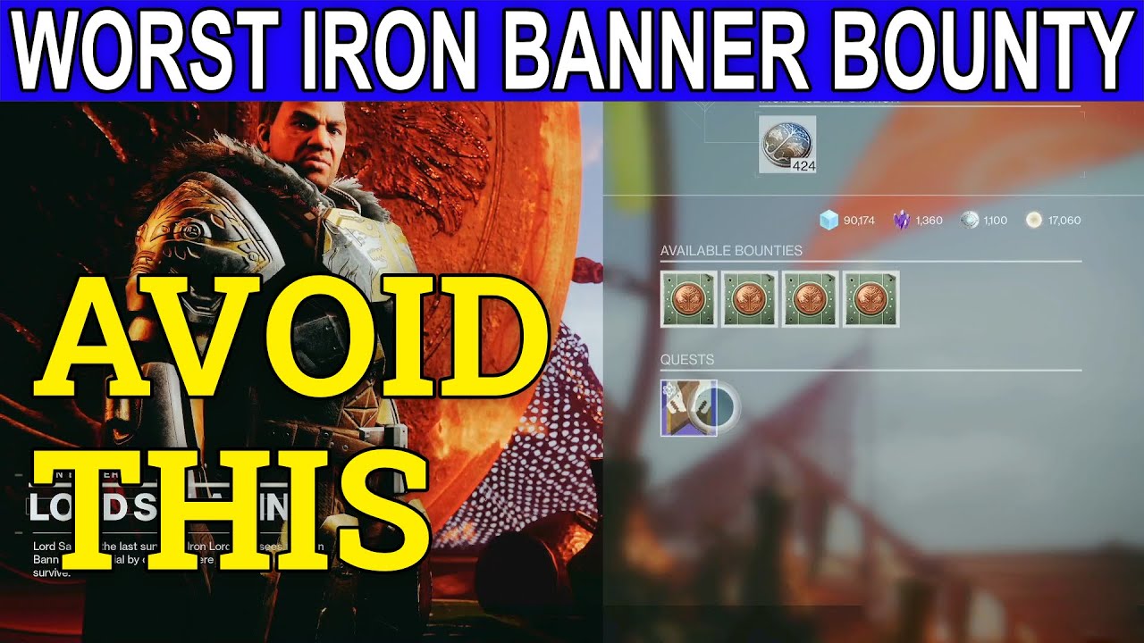 WORST Iron Banner Bounty Ever Is It Bugged or Intentional? (Destiny 2