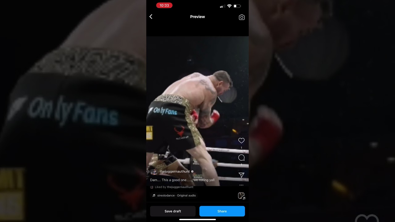 Lorenzo the juggernaut hunt knocks Covid snot out of chriss camozzi head…. Your wel