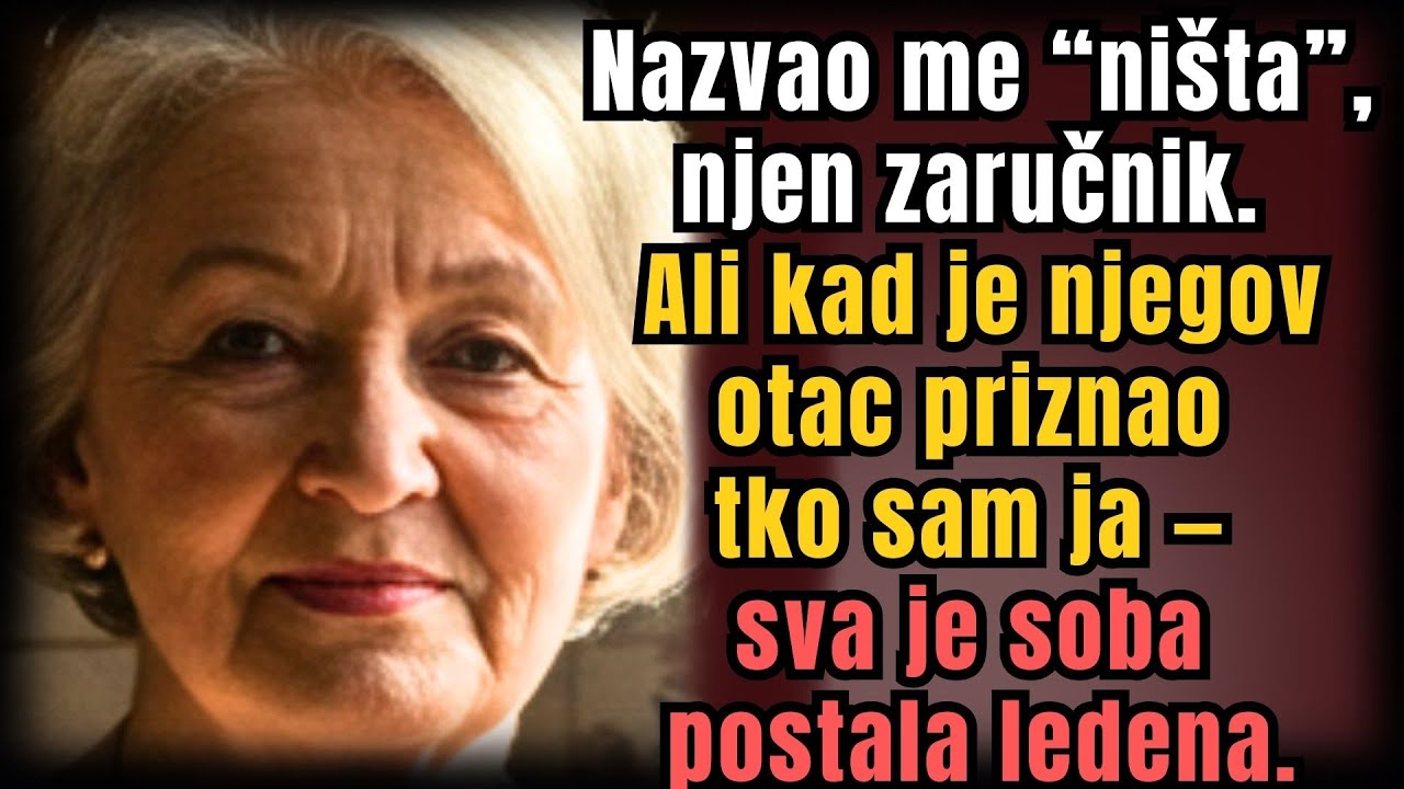 Zaručnik moje kćeri me nazvao “niko” — ali kad me njegov otac prepoznao, svi su zanijemili