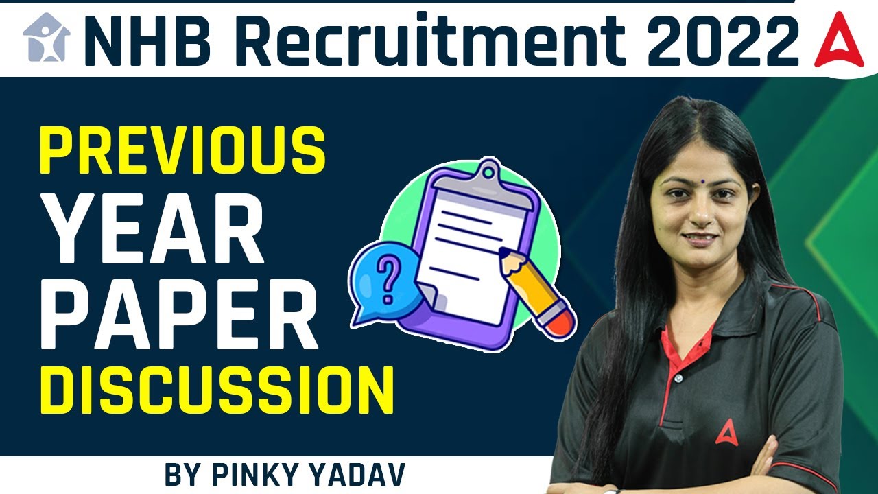 NHB Recruitment 2022 | Previous Year Paper Discussion | By Pinky Yadav