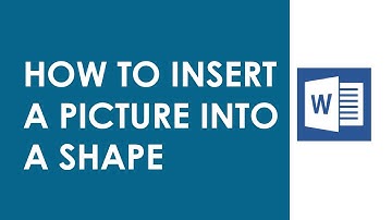 Microsoft Word - How to Insert a picture into a shape