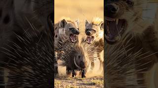 When Hyenas Meet A Porcupine... Things Get Spiky