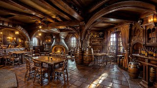 Medieval Noble Tavern Ambience with Medieval Tavern Sounds, White Noise & Soft Music for Relaxation