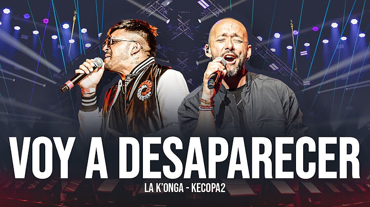 La K'onga & Ke´Copa2 - Voy a Desaparecer (En Vivo Buenos Aires)