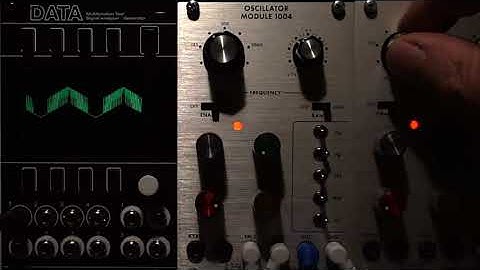 B Arp 2500 / 1004 Waveforms with Scope