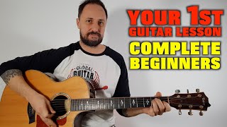 First Guitar Lesson for Complete Beginners