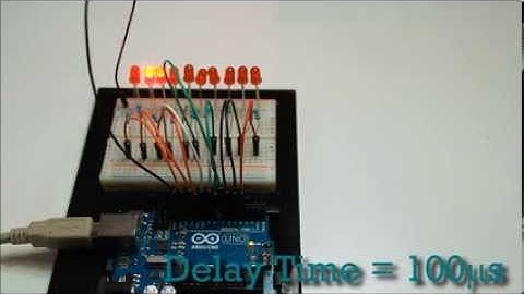 Arduino Project 5: LED Chase Effect