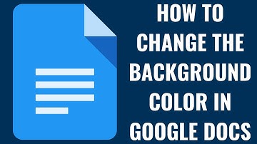 How to Change the Background Color in Google Docs