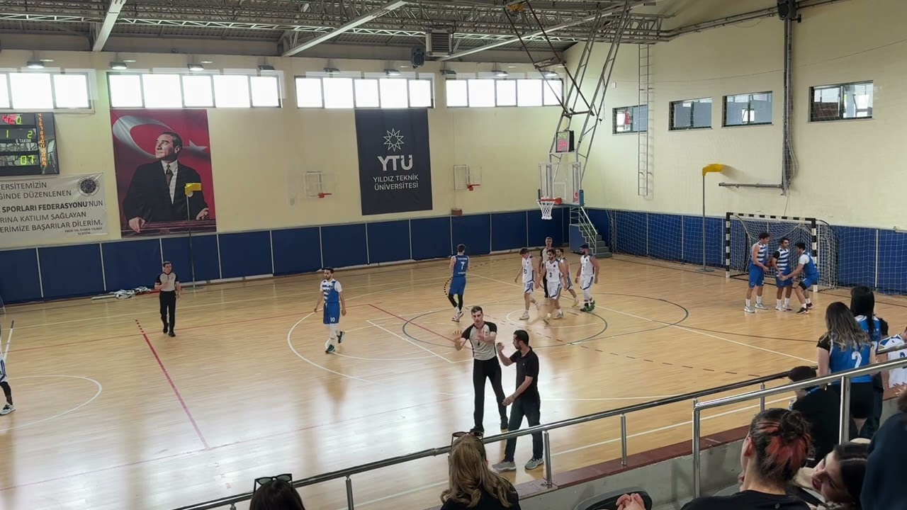 Acıbadem Üniversitesi vs Yıldız Teknik Üniversitesi (82-83) TÜSF 1. Lig Çeyrek Final Karşılaşması