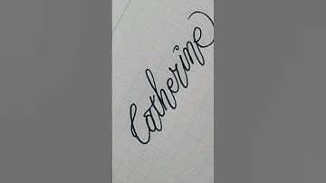 Calligraphy #handwriting #lettering #writing #signature #art #shortvideo ☆Catherine☆