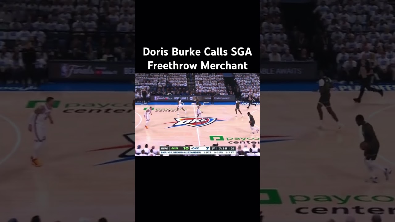 Doris Burke Tells Mike Breen SGA is freethrow merchant 😭 
