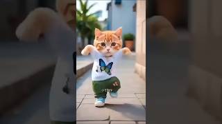 قطه تلعب   قطه صغيره ترقص  قطه كيوت   مقطع مضحك   قطه المنزل         سمعها