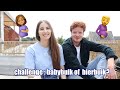 Kamilla en Louis doen de babybuik challenge 👶🏼🤰🏼 | Vloglab Mystery #Stories