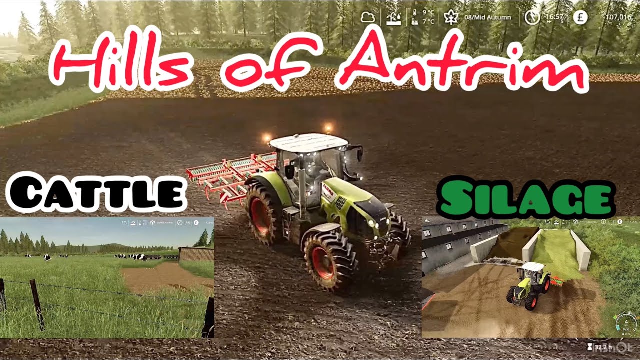 Cultivating fields for next year (Hills of Antrim)