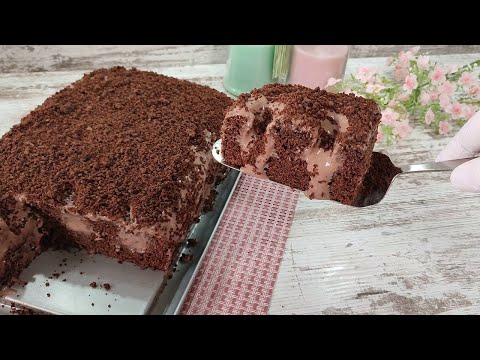 Видео: Популярный вкуснейший пирог ШОКОЛАДНЫЙ ВУЛКАН! Самый нежный, быстрый, бюджетный!