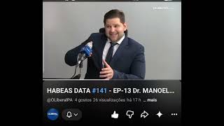 A ser entrevistado pelo Dr. @raulferrazescritor no programa Habeas Data da @oliberal.