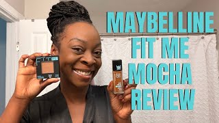Testing Maybelline Fit Me Matte + Poreless in Mocha | Foundation &amp; Powder Review