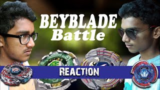 BEYBLADE BATTLE IN DESI STYLE | REACTION