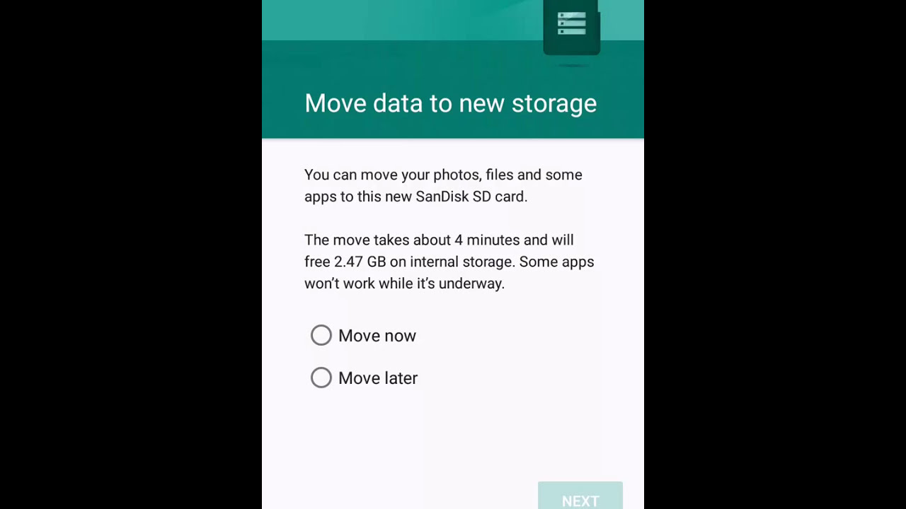 How To Move Internal To Sd Storage In Motorola